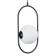 GLOBOSTAR® HAMBURG 00591 Μοντέρνο Κρεμαστό Φωτιστικό Οροφής με Ντουί 1 x E14 AC 220-240V IP20 - Μαύρο & Λευκό - Μ25 x Π20 x Υ50cm GLOBOSTAR® HAMBURG 00591 Μοντέρνο Κρεμαστό Φωτιστικό Οροφής με Ντουί 1 x E14 AC 220-240V IP20 - Μαύρο & Λευκό - Μ25 x Π20 x Υ50cm