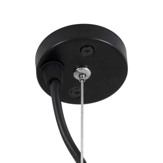 GloboStar® OFFICE 61023-P Γραμμικό Κρεμαστό Φωτιστικό Linear LED 18W 2230lm 120° AC 220-240V Μ120 x Π2 x Υ4cm Ψυχρό Λευκό 6000K - Μαύρο - 3 Years Warranty
