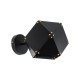 GLOBOSTAR® WELLES 00794 Μοντέρνο Φωτιστικό Τοίχου - Απλίκα με Ντουί 1 x E14 AC 220-240V IP20 - Μαύρο - Μ17 x Π28 x Υ17cm GLOBOSTAR® WELLES 00794 Μοντέρνο Φωτιστικό Τοίχου - Απλίκα με Ντουί 1 x E14 AC 220-240V IP20 - Μαύρο - Μ17 x Π28 x Υ17cm
