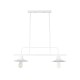 GLOBOSTAR® REGAL 01008 Vintage Φωτιστικό Οροφής με Ντουί 2 x E27 AC 220-240V IP20 - Λευκό - Μ80 x Π26 x Υ82cm