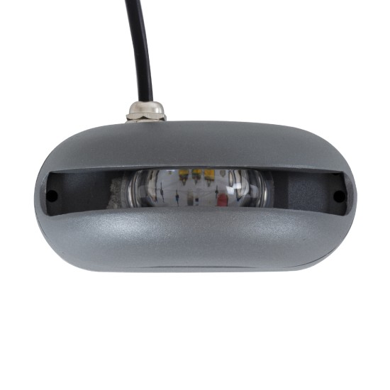 GLOBOSTAR® WINDOWCURBA 90109 Φωτιστικό Ανάδειξης Παραθύρων LED 6W 570lm 3°x262° DC 24V Αδιάβροχο IP65 Φυσικό Λευκό 4500K Dimmable - CREE XPE Chip - Γκρι Ανθρακί - Μ12 x Π5.3 x Υ6.5cm - 3 Χρόνια Εγγύηση