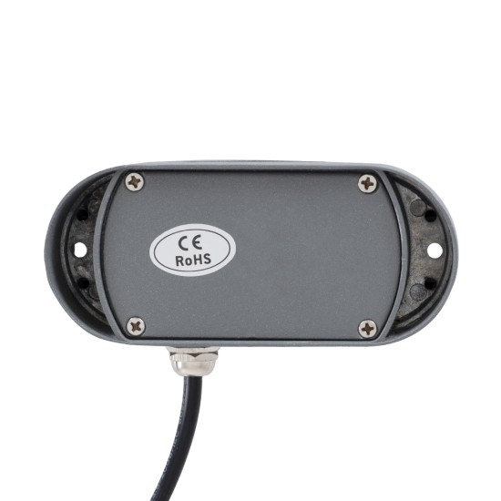 GLOBOSTAR® WINDOWCURBA 90109 Φωτιστικό Ανάδειξης Παραθύρων LED 6W 570lm 3°x262° DC 24V Αδιάβροχο IP65 Φυσικό Λευκό 4500K Dimmable - CREE XPE Chip - Γκρι Ανθρακί - Μ12 x Π5.3 x Υ6.5cm - 3 Χρόνια Εγγύηση