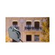 GLOBOSTAR® WINDOWCORNA 90113 Γωνιακό Φωτιστικό Ανάδειξης Παραθύρων LED 6W 570lm 3°x172° DC 24V Αδιάβροχο IP65 Φυσικό Λευκό 4500K Dimmable - CREE XPE Chip - Γκρι Ανθρακί - Μ12 x Π4 x Υ12cm - 3 Χρόνια Εγγύηση
