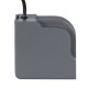 GLOBOSTAR® WINDOWCORNA 90114 Γωνιακό Φωτιστικό Ανάδειξης Παραθύρων LED 6W 540lm 3°x172° DC 24V Αδιάβροχο IP65 Θερμό Λευκό 2700K Dimmable - CREE XPE Chip - Γκρι Ανθρακί - Μ12 x Π4 x Υ12cm - 3 Χρόνια Εγγύηση