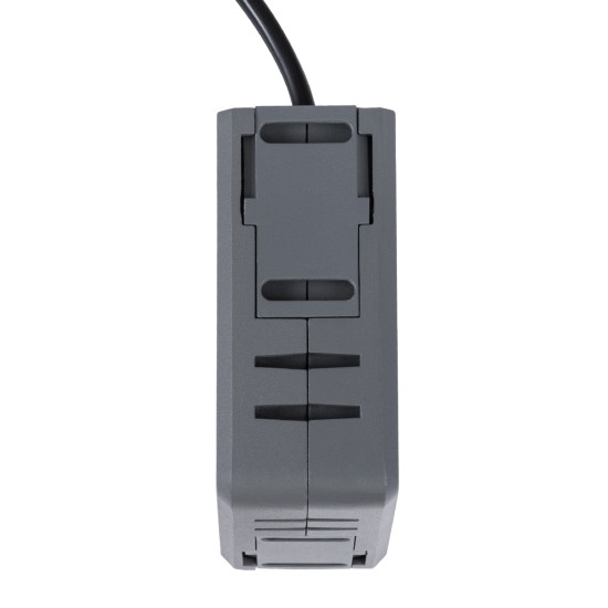 GLOBOSTAR® WINDOWCORNA 90114 Γωνιακό Φωτιστικό Ανάδειξης Παραθύρων LED 6W 540lm 3°x172° DC 24V Αδιάβροχο IP65 Θερμό Λευκό 2700K Dimmable - CREE XPE Chip - Γκρι Ανθρακί - Μ12 x Π4 x Υ12cm - 3 Χρόνια Εγγύηση