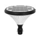 GLOBOSTAR® SQUARE 90503 Φωτιστικό Κεφαλής Post Top Πλατείας/Πάρκου/Κήπου LED 40W 1600lm 120° DC 5V με Ενσωματωμένο Φωτοβολταϊκό Panel 5V 25W & Επαναφορτιζόμενη Μπαταρία Li-ion 3.2V 30000mAh με Αισθητήρα Κίνησης-Ημέρας-Νύχτας Αδιάβροχο IP65 Θερμό Λευκό GLOBOSTAR® SQUARE 90503 Φωτιστικό Κεφαλής Post Top Πλατείας/Πάρκου/Κήπου LED 40W 1600lm 120° DC 5V με Ενσωματωμένο Φωτοβολταϊκό Panel 5V 25W & Επαναφορτιζόμενη Μπαταρία Li-ion 3.2V 30000mAh με Αισθητήρα Κίνησης-Ημέρας-Νύχτας Αδιάβροχο IP65 Θερμό Λευκό