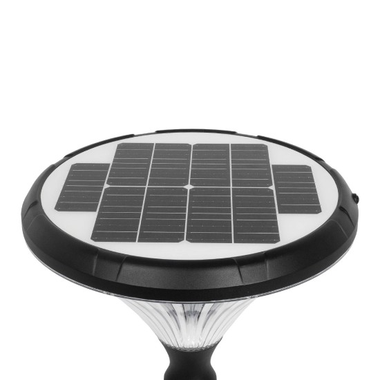 GLOBOSTAR® SQUARE 90503 Φωτιστικό Κεφαλής Post Top Πλατείας/Πάρκου/Κήπου LED 40W 1600lm 120° DC 5V με Ενσωματωμένο Φωτοβολταϊκό Panel 5V 25W & Επαναφορτιζόμενη Μπαταρία Li-ion 3.2V 30000mAh με Αισθητήρα Κίνησης-Ημέρας-Νύχτας Αδιάβροχο IP65 Θερμό Λευκό GLOBOSTAR® SQUARE 90503 Φωτιστικό Κεφαλής Post Top Πλατείας/Πάρκου/Κήπου LED 40W 1600lm 120° DC 5V με Ενσωματωμένο Φωτοβολταϊκό Panel 5V 25W & Επαναφορτιζόμενη Μπαταρία Li-ion 3.2V 30000mAh με Αισθητήρα Κίνησης-Ημέρας-Νύχτας Αδιάβροχο IP65 Θερμό Λευκό
