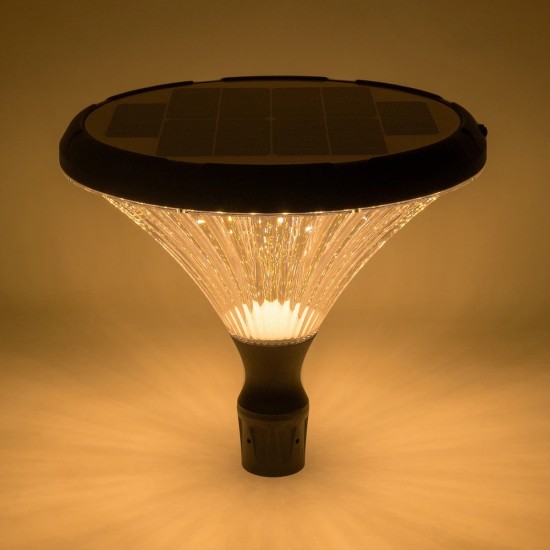 GLOBOSTAR® SQUARE 90503 Φωτιστικό Κεφαλής Post Top Πλατείας/Πάρκου/Κήπου LED 40W 1600lm 120° DC 5V με Ενσωματωμένο Φωτοβολταϊκό Panel 5V 25W & Επαναφορτιζόμενη Μπαταρία Li-ion 3.2V 30000mAh με Αισθητήρα Κίνησης-Ημέρας-Νύχτας Αδιάβροχο IP65 Θερμό Λευκό GLOBOSTAR® SQUARE 90503 Φωτιστικό Κεφαλής Post Top Πλατείας/Πάρκου/Κήπου LED 40W 1600lm 120° DC 5V με Ενσωματωμένο Φωτοβολταϊκό Panel 5V 25W & Επαναφορτιζόμενη Μπαταρία Li-ion 3.2V 30000mAh με Αισθητήρα Κίνησης-Ημέρας-Νύχτας Αδιάβροχο IP65 Θερμό Λευκό