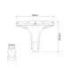 Globostar® SQUARE 90504 Φωτιστικό Κεφαλής Post Top Πλατείας/Πάρκου/Κήπου LED 25W 1000lm με Ανιχνευτή Κίνησης και Αισθητήρα Νυχτός IP65 Ψυχρό Λευκό 6000K - 2 Χρόνια Εγγύηση Globostar® SQUARE 90504 Φωτιστικό Κεφαλής Post Top Πλατείας/Πάρκου/Κήπου LED 25W 1000lm με Ανιχνευτή Κίνησης και Αισθητήρα Νυχτός IP65 Ψυχρό Λευκό 6000K - 2 Χρόνια Εγγύηση