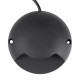 GLOBOSTAR® STEPLUNA 90617 Φωτιστικό Σκαλοπατιού / Διαδρόμου LED 3W 345lm 10° DC 24V Αδιάβροχο IP65 Φυσικό Λευκό 4500K Dimmable - Bridgelux SMD Chip - Μαύρο Ματ - Μ12 x Π12 x Υ3cm - 3 Χρόνια Εγγύηση