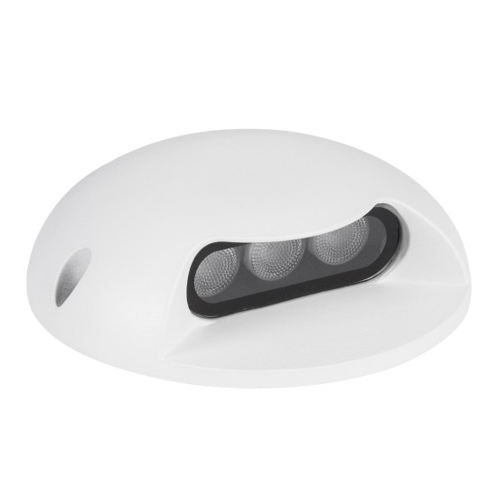 GLOBOSTAR® STEPLUNA 90619 Φωτιστικό Σκαλοπατιού / Διαδρόμου LED 3W 330lm 10° DC 24V Αδιάβροχο IP65 Θερμό Λευκό 2700K Dimmable - Bridgelux SMD Chip - Λευκό Ματ - Μ12 x Π12 x Υ3cm - 3 Χρόνια Εγγύηση GLOBOSTAR® STEPLUNA 90619 Φωτιστικό Σκαλοπατιού / Διαδρόμου LED 3W 330lm 10° DC 24V Αδιάβροχο IP65 Θερμό Λευκό 2700K Dimmable - Bridgelux SMD Chip - Λευκό Ματ - Μ12 x Π12 x Υ3cm - 3 Χρόνια Εγγύηση