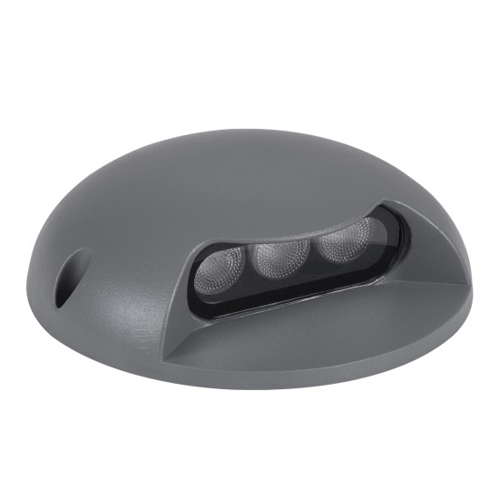 GLOBOSTAR® STEPLUNA 90624 Φωτιστικό Σκαλοπατιού / Διαδρόμου LED 6W 510lm 10° DC 24V Αδιάβροχο IP65 Πολύχρωμο RGB Dimmable DMX512 - Bridgelux SMD Chip - Γκρι Ανθρακί - Μ12 x Π12 x Υ3cm - 3 Χρόνια Εγγύηση GLOBOSTAR® STEPLUNA 90624 Φωτιστικό Σκαλοπατιού / Διαδρόμου LED 6W 510lm 10° DC 24V Αδιάβροχο IP65 Πολύχρωμο RGB Dimmable DMX512 - Bridgelux SMD Chip - Γκρι Ανθρακί - Μ12 x Π12 x Υ3cm - 3 Χρόνια Εγγύηση