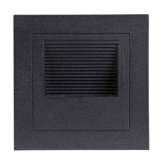 GLOBOSTAR® STEP-MINA 90625 Χωνευτό Αρχιτεκτονικό Φωτιστικό Διαδρόμου/Σκαλοπατιού LED 3W 330lm 30° DC 24V Αδιάβροχο IP65 Θερμό Λευκό 2700K Dimmable - Μαύρο - Μ8.3 x Π8.3 x Υ5cm / Q6.6cm - 3 Χρόνια Εγγύηση GLOBOSTAR® STEP-MINA 90625 Χωνευτό Αρχιτεκτονικό Φωτιστικό Διαδρόμου/Σκαλοπατιού LED 3W 330lm 30° DC 24V Αδιάβροχο IP65 Θερμό Λευκό 2700K Dimmable - Μαύρο - Μ8.3 x Π8.3 x Υ5cm / Q6.6cm - 3 Χρόνια Εγγύηση