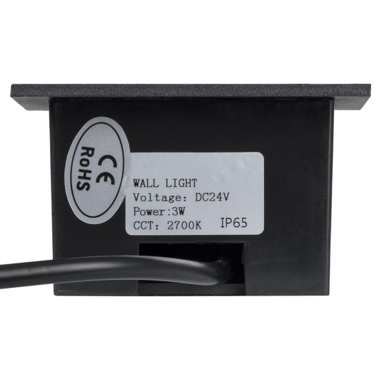 GLOBOSTAR® STEP-MINA 90625 Χωνευτό Αρχιτεκτονικό Φωτιστικό Διαδρόμου/Σκαλοπατιού LED 3W 330lm 30° DC 24V Αδιάβροχο IP65 Θερμό Λευκό 2700K Dimmable - Μαύρο - Μ8.3 x Π8.3 x Υ5cm / Q6.6cm - 3 Χρόνια Εγγύηση GLOBOSTAR® STEP-MINA 90625 Χωνευτό Αρχιτεκτονικό Φωτιστικό Διαδρόμου/Σκαλοπατιού LED 3W 330lm 30° DC 24V Αδιάβροχο IP65 Θερμό Λευκό 2700K Dimmable - Μαύρο - Μ8.3 x Π8.3 x Υ5cm / Q6.6cm - 3 Χρόνια Εγγύηση