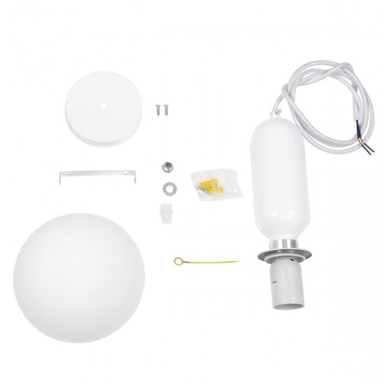 GLOBOSTAR® MAVERICK 00944 Μοντέρνο Κρεμαστό Φωτιστικό Οροφής με Ντουί 1 x E27 AC 220-240V IP20 - Λευκό - Μ15 x Π15 x Υ33cm GLOBOSTAR® MAVERICK 00944 Μοντέρνο Κρεμαστό Φωτιστικό Οροφής με Ντουί 1 x E27 AC 220-240V IP20 - Λευκό - Μ15 x Π15 x Υ33cm