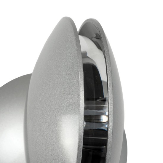 GLOBOSTAR® SEPTUM 93067 Μοντέρνο Φωτιστικό Τοίχου - Απλίκα LED 9W 1150lm 1° AC 220-240V IP44 Μπλε - CREE XPE Chip & TÜV SÜD Driver - Γκρι Ανθρακί Ματ - Μ12 x Π11 x Υ17cm - 5 Χρόνια Εγγύηση GLOBOSTAR® SEPTUM 93067 Μοντέρνο Φωτιστικό Τοίχου - Απλίκα LED 9W 1150lm 1° AC 220-240V IP44 Μπλε - CREE XPE Chip & TÜV SÜD Driver - Γκρι Ανθρακί Ματ - Μ12 x Π11 x Υ17cm - 5 Χρόνια Εγγύηση