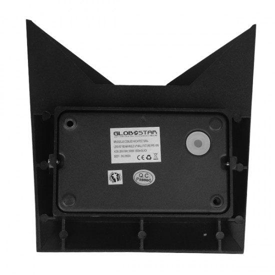 GLOBOSTAR® STEALTH 96506 Μοντέρνο Φωτιστικό Τοίχου - Απλίκα LED 10W 1200lm 60° AC 220-240V Αδιάβροχο IP65 Ψυχρό Λευκό 6000K - Bridgelux COB Chip & TÜV SÜD Driver - Μαύρο Ματ - Μ17 x Π7.5 x Υ17cm - 5 Χρόνια Εγγύηση GLOBOSTAR® STEALTH 96506 Μοντέρνο Φωτιστικό Τοίχου - Απλίκα LED 10W 1200lm 60° AC 220-240V Αδιάβροχο IP65 Ψυχρό Λευκό 6000K - Bridgelux COB Chip & TÜV SÜD Driver - Μαύρο Ματ - Μ17 x Π7.5 x Υ17cm - 5 Χρόνια Εγγύηση