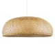 GLOBOSTAR® SAN TROPEZ 00673 Boho Κρεμαστό Φωτιστικό Οροφής με Ντουί 1 x E27 AC 220-240V IP20 - Μπεζ - Μ100 x Π100 x Y35cm