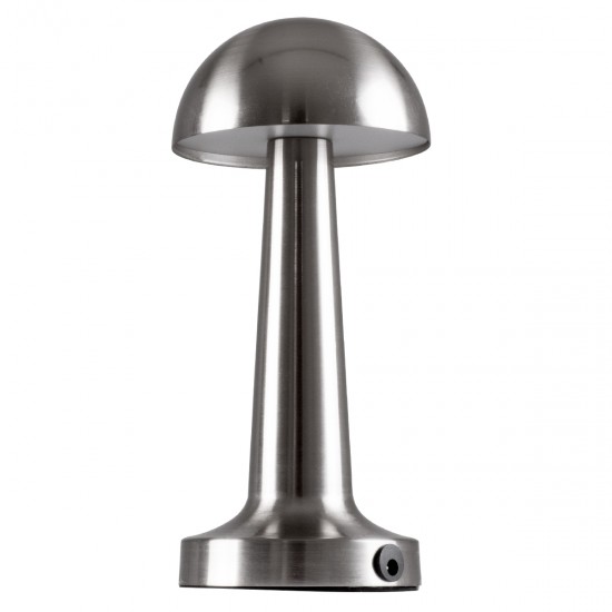 GloboStar® COCO 76510 Επαναφορτιζόμενο Επιτραπέζιο Φωτιστικό Πορτατίφ LED 1.5W 105lm 120° DC 5V IP44 Θερμό Λευκό 2700K Dimmable Ασημί Αλουμίνιο - Μ10 x Π10 x Υ22cm - 2 Xρόνια Εγγύηση GloboStar® COCO 76510 Επαναφορτιζόμενο Επιτραπέζιο Φωτιστικό Πορτατίφ LED 1.5W 105lm 120° DC 5V IP44 Θερμό Λευκό 2700K Dimmable Ασημί Αλουμίνιο - Μ10 x Π10 x Υ22cm - 2 Xρόνια Εγγύηση
