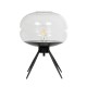 GLOBOSTAR® JAVAN 999-0036 Μοντέρνο Επιτραπέζιο Φωτιστικό Πορτατίφ με Ντουί 1 x E27 AC 220-240V IP20 - Διάφανο & Μαύρο - Μ30 x Π30 x Υ40cm GLOBOSTAR® JAVAN 999-0036 Μοντέρνο Επιτραπέζιο Φωτιστικό Πορτατίφ με Ντουί 1 x E27 AC 220-240V IP20 - Διάφανο & Μαύρο - Μ30 x Π30 x Υ40cm