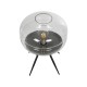 GLOBOSTAR® JAVAN 999-0036 Μοντέρνο Επιτραπέζιο Φωτιστικό Πορτατίφ με Ντουί 1 x E27 AC 220-240V IP20 - Διάφανο & Μαύρο - Μ30 x Π30 x Υ40cm GLOBOSTAR® JAVAN 999-0036 Μοντέρνο Επιτραπέζιο Φωτιστικό Πορτατίφ με Ντουί 1 x E27 AC 220-240V IP20 - Διάφανο & Μαύρο - Μ30 x Π30 x Υ40cm
