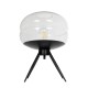 GLOBOSTAR® JAVAN 999-0036 Μοντέρνο Επιτραπέζιο Φωτιστικό Πορτατίφ με Ντουί 1 x E27 AC 220-240V IP20 - Διάφανο & Μαύρο - Μ30 x Π30 x Υ40cm GLOBOSTAR® JAVAN 999-0036 Μοντέρνο Επιτραπέζιο Φωτιστικό Πορτατίφ με Ντουί 1 x E27 AC 220-240V IP20 - Διάφανο & Μαύρο - Μ30 x Π30 x Υ40cm