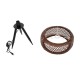 GLOBOSTAR® ZORION 999-0040 Vintage Επιτραπέζιο Φωτιστικό Πορτατίφ με Ντουί 1 x E27 AC 220-240V IP20 - Καφέ & Μαύρο - Μ40 x Π40 x Υ43.5cm GLOBOSTAR® ZORION 999-0040 Vintage Επιτραπέζιο Φωτιστικό Πορτατίφ με Ντουί 1 x E27 AC 220-240V IP20 - Καφέ & Μαύρο - Μ40 x Π40 x Υ43.5cm