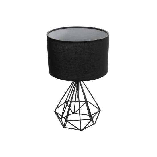 GLOBOSTAR® DIAMOND 204-0083 Μοντέρνο Επιτραπέζιο Φωτιστικό Πορτατίφ με Ντουί 1 x E27 AC 220-240V IP20 - Μαύρο - Μ24,5 x Π24,5 x Υ40cm GLOBOSTAR® DIAMOND 204-0083 Μοντέρνο Επιτραπέζιο Φωτιστικό Πορτατίφ με Ντουί 1 x E27 AC 220-240V IP20 - Μαύρο - Μ24,5 x Π24,5 x Υ40cm