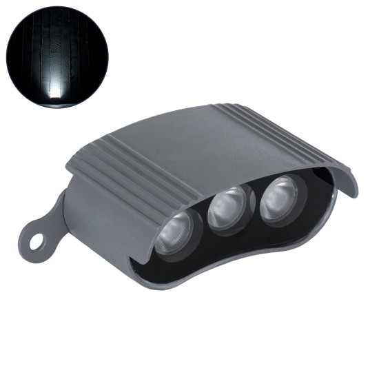 GloboStar® TREELIGHT-ZINA 90688 Κυρτή Μπάρα Φωτισμού Wall Washer με Αντιθαμβωτική Γρίλια Ειδική για Φυτά - Δέντρα LED 3W 285lm 30° DC 24V Αδιάβροχο IP65 Μ9 x Π6.5 x Υ4cm Φυσικό Λευκό 4500K - Γκρι Ανθρακί - 3 Years Warranty GloboStar® TREELIGHT-ZINA 90688 Κυρτή Μπάρα Φωτισμού Wall Washer με Αντιθαμβωτική Γρίλια Ειδική για Φυτά - Δέντρα LED 3W 285lm 30° DC 24V Αδιάβροχο IP65 Μ9 x Π6.5 x Υ4cm Φυσικό Λευκό 4500K - Γκρι Ανθρακί - 3 Years Warranty