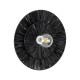 GLOBOSTAR® COLOMBO 02280 Boho Φωτιστικό Τοίχου - Απλίκα με Ντουί 1 x E27 AC 220-240V IP20 - Μαύρο - Μ40 x Π40 x Υ9cm
