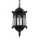 GLOBOSTAR® DARCY 00655 Vintage Κρεμαστό Φωτιστικό Οροφής με Ντουί 1 x E27 AC 220-240V IP20 - Μαύρο - Μ15.5 x Π15.5 x Υ32.5cm