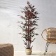GloboStar® Artificial Garden SYMI 20338 Διακοσμητικό Ψάθινο Καλάθι - Κασπώ Γλάστρα - Flower Pot Μπεζ με Λευκό Φ18cm x Υ20cm GloboStar® Artificial Garden SYMI 20338 Διακοσμητικό Ψάθινο Καλάθι - Κασπώ Γλάστρα - Flower Pot Μπεζ με Λευκό Φ18cm x Υ20cm