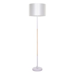 GLOBOSTAR® ASHLEY 00826 Μοντέρνο Επιδαπέδιο Φωτιστικό με Ντουί 1 x E27 AC 220-240V IP20 - Λευκό & Μπεζ - Μ40 x Π40 x Υ145cm GLOBOSTAR® ASHLEY 00826 Μοντέρνο Επιδαπέδιο Φωτιστικό με Ντουί 1 x E27 AC 220-240V IP20 - Λευκό & Μπεζ - Μ40 x Π40 x Υ145cm