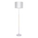 GLOBOSTAR® ASHLEY 00826 Μοντέρνο Επιδαπέδιο Φωτιστικό με Ντουί 1 x E27 AC 220-240V IP20 - Λευκό & Μπεζ - Μ40 x Π40 x Υ145cm GLOBOSTAR® ASHLEY 00826 Μοντέρνο Επιδαπέδιο Φωτιστικό με Ντουί 1 x E27 AC 220-240V IP20 - Λευκό & Μπεζ - Μ40 x Π40 x Υ145cm