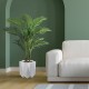 GloboStar® Artificial Garden PADOVA 20741 Επιδαπέδιο Πολυεστερικό Τσιμεντένιο Κασπώ Γλάστρα - Flower Pot Λευκό Φ51 x Υ46cm GloboStar® Artificial Garden PADOVA 20741 Επιδαπέδιο Πολυεστερικό Τσιμεντένιο Κασπώ Γλάστρα - Flower Pot Λευκό Φ51 x Υ46cm