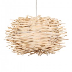 GLOBOSTAR® MINORCA 01730 Boho Κρεμαστό Φωτιστικό Οροφής με Ντουί 1 x E27 AC 220-240V IP20 - Μπεζ - Μ35 x Π35 x Y23cm GLOBOSTAR® MINORCA 01730 Boho Κρεμαστό Φωτιστικό Οροφής με Ντουί 1 x E27 AC 220-240V IP20 - Μπεζ - Μ35 x Π35 x Y23cm
