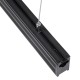 GloboStar® OFFICE 61025-P Γραμμικό Κρεμαστό Φωτιστικό Linear LED 18W 2170lm 120° AC 220-240V Μ120 x Π2 x Υ4cm Θερμό Λευκό 2700K - Μαύρο - 3 Years Warranty GloboStar® OFFICE 61025-P Γραμμικό Κρεμαστό Φωτιστικό Linear LED 18W 2170lm 120° AC 220-240V Μ120 x Π2 x Υ4cm Θερμό Λευκό 2700K - Μαύρο - 3 Years Warranty