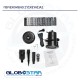 GloboStar® 75599 Προβολάκι Κήπου Καρφωτό - Δαπέδου Epistar LED 6W 300lm 60° AC 230V Αδιάβροχο IP44 RGB με 12 Διαφορετικά Σχέδια Φωτισμού