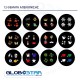 GloboStar® 75599 Προβολάκι Κήπου Καρφωτό - Δαπέδου Epistar LED 6W 300lm 60° AC 230V Αδιάβροχο IP44 RGB με 12 Διαφορετικά Σχέδια Φωτισμού