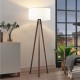 GLOBOSTAR® SAGA 204-0032 Μοντέρνο Επιδαπέδιο Φωτιστικό με Ντουί 1 x E27 AC 220-240V IP20 - Καφέ & Λευκό - Μ38 x Π38 x Υ140cm GLOBOSTAR® SAGA 204-0032 Μοντέρνο Επιδαπέδιο Φωτιστικό με Ντουί 1 x E27 AC 220-240V IP20 - Καφέ & Λευκό - Μ38 x Π38 x Υ140cm