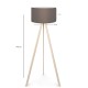 GLOBOSTAR® SAGA 204-0044 Μοντέρνο Επιδαπέδιο Φωτιστικό με Ντουί 1 x E27 AC 220-240V IP20 - Μπεζ & Γκρι - Μ38 x Π38 x Υ140cm GLOBOSTAR® SAGA 204-0044 Μοντέρνο Επιδαπέδιο Φωτιστικό με Ντουί 1 x E27 AC 220-240V IP20 - Μπεζ & Γκρι - Μ38 x Π38 x Υ140cm