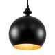 GLOBOSTAR® ROCKFORD 01287-B Μοντέρνο Κρεμαστό Φωτιστικό Οροφής με Ντουί 1 x E27 AC 220-240V IP20 - Μαύρο & Χρυσό - Μ24 x Π24 x Y27cm GLOBOSTAR® ROCKFORD 01287-B Μοντέρνο Κρεμαστό Φωτιστικό Οροφής με Ντουί 1 x E27 AC 220-240V IP20 - Μαύρο & Χρυσό - Μ24 x Π24 x Y27cm