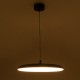 GLOBOSTAR® BARON 61256 Μοντέρνο Κρεμαστό Φωτιστικό Οροφής LED 24W 2880lm 120° AC 220-240V IP20 Ρυθμιζόμενο Λευκό CCT με On/Off 2700K/4500K/6000K - Lumileds SMD Chip - Ροζ Χρυσό - Μ40 x Π40 x Υ10cm - 3 Χρόνια Εγγύηση