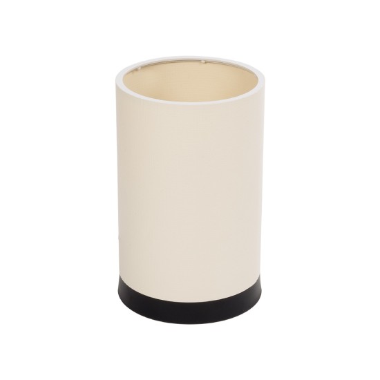 GLOBOSTAR® CYLINDER 203-0183 Μοντέρνο Επιτραπέζιο Φωτιστικό Πορτατίφ με Ντουί 1 x E27 AC 220-240V IP20 - Μαύρο & Μπεζ - Μ14 x Π14 x Υ22cm GLOBOSTAR® CYLINDER 203-0183 Μοντέρνο Επιτραπέζιο Φωτιστικό Πορτατίφ με Ντουί 1 x E27 AC 220-240V IP20 - Μαύρο & Μπεζ - Μ14 x Π14 x Υ22cm