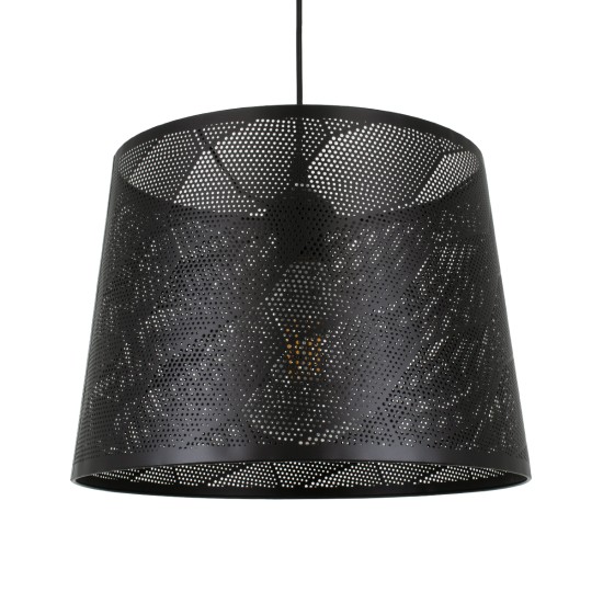 GLOBOSTAR® SPARKLE 00733 Μοντέρνο Κρεμαστό Φωτιστικό Οροφής με Ντουί 1 x E27 AC 220-240V IP20 - Μαύρο - Μ35 x Π35 x Υ26cm GLOBOSTAR® SPARKLE 00733 Μοντέρνο Κρεμαστό Φωτιστικό Οροφής με Ντουί 1 x E27 AC 220-240V IP20 - Μαύρο - Μ35 x Π35 x Υ26cm