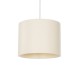 GLOBOSTAR® BLAZE 203-0106 Μοντέρνο Κρεμαστό Φωτιστικό Οροφής με Ντουί 1 x E27 AC 220-240V IP20 - Μπεζ - Μ22 x Π22 x Υ20cm