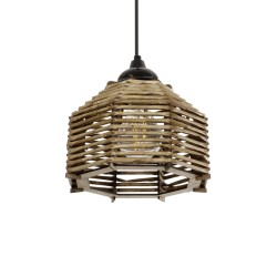 GLOBOSTAR® JUTTI 205-0040 Boho Κρεμαστό Φωτιστικό Οροφής με Ντουί 1 x E27 AC 220-240V IP20 - Μπεζ - M20 x Π20 x Υ18cm GLOBOSTAR® JUTTI 205-0040 Boho Κρεμαστό Φωτιστικό Οροφής με Ντουί 1 x E27 AC 220-240V IP20 - Μπεζ - M20 x Π20 x Υ18cm
