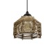 GLOBOSTAR® JUTTI 205-0040 Boho Κρεμαστό Φωτιστικό Οροφής με Ντουί 1 x E27 AC 220-240V IP20 - Μπεζ - M20 x Π20 x Υ18cm