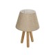 GLOBOSTAR® CAP 204-0067 Μοντέρνο Επιτραπέζιο Φωτιστικό Πορτατίφ με Ντουί 1 x E27 AC 220-240V IP20 - Καφέ & Μπεζ - Μ22 x Π22 x Υ33cm GLOBOSTAR® CAP 204-0067 Μοντέρνο Επιτραπέζιο Φωτιστικό Πορτατίφ με Ντουί 1 x E27 AC 220-240V IP20 - Καφέ & Μπεζ - Μ22 x Π22 x Υ33cm