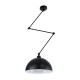 GLOBOSTAR® LOTUS 00939 Μοντέρνο Φωτιστικό Οροφής με Ντουί 1 x E27 AC 220-240V IP20 - Μαύρο - Μ30 x Π30 x Υ21cm GLOBOSTAR® LOTUS 00939 Μοντέρνο Φωτιστικό Οροφής με Ντουί 1 x E27 AC 220-240V IP20 - Μαύρο - Μ30 x Π30 x Υ21cm